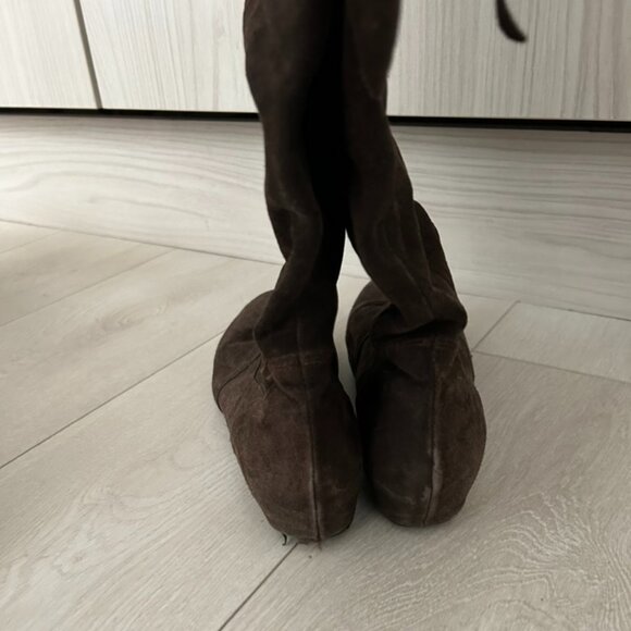 Brown Suede Boots - Picture 3 of 5